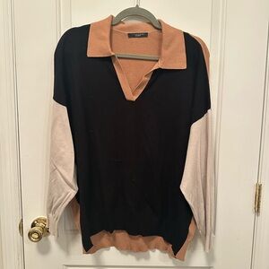 T Tahari Colorblock Sweater